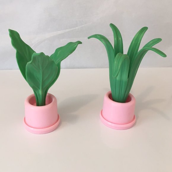 Vintage Playskool Dollhouse Indoor Potted Plants